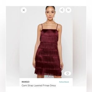 Mango. Great condition. Burgundy color